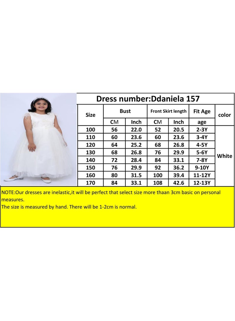 D'Daniela Feathered Tulle Dress - Image 4