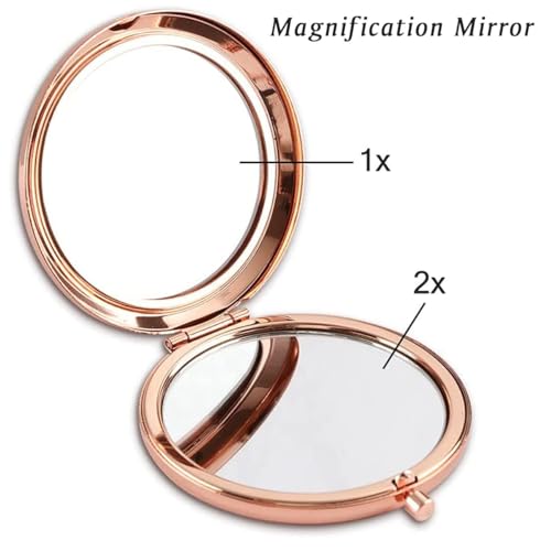 QUSTGO Personalized Gift for Women Girls Her, Custom Gifts for Adult Teen, Inspirational Compact Mirror for Birthday, Graduation, Mothers Day, Basket Stuffers - Image 4