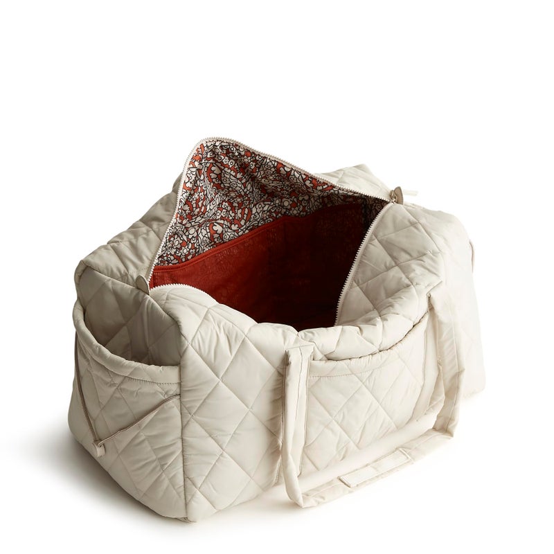 Vera Bradley Women's Featherweight Large Original Duffel Travel Bag, Pumice Stone, One Size - Image 2