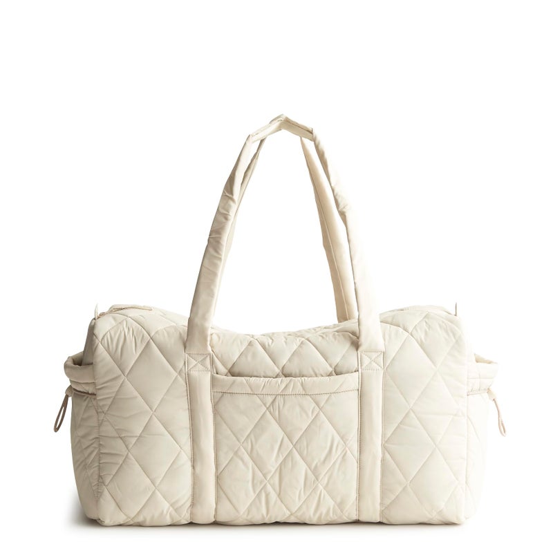 Vera Bradley Women's Featherweight Large Original Duffel Travel Bag, Pumice Stone, One Size - Image 3