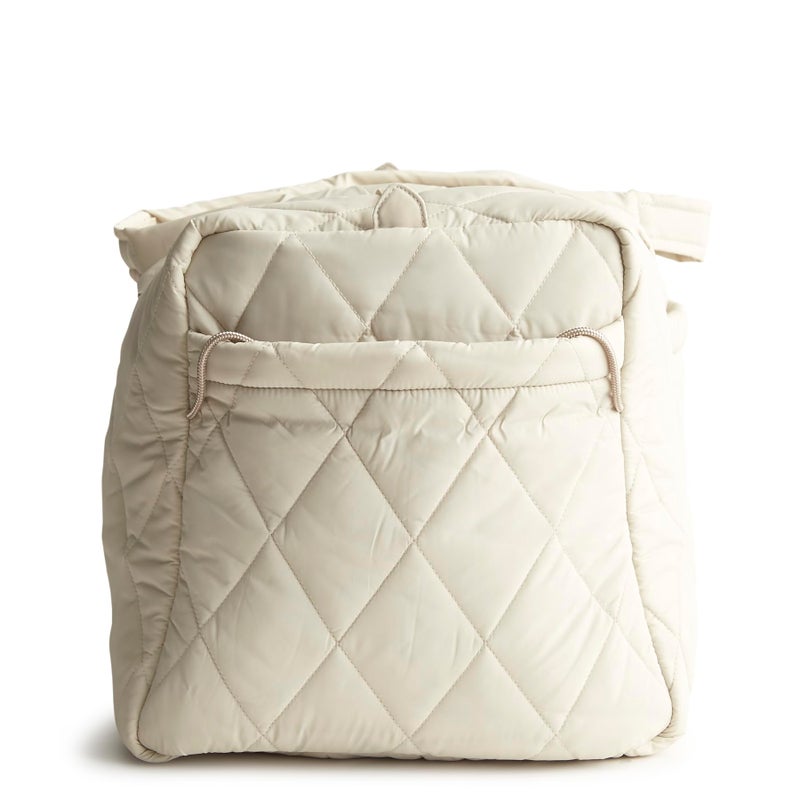 Vera Bradley Women's Featherweight Large Original Duffel Travel Bag, Pumice Stone, One Size - Image 4
