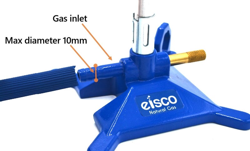 EISCO Neoprene Bunsen Burner Hose, 2 ft (0.6m) Long - Fits 8-10mm Dia. Gas Inlets - Image 3
