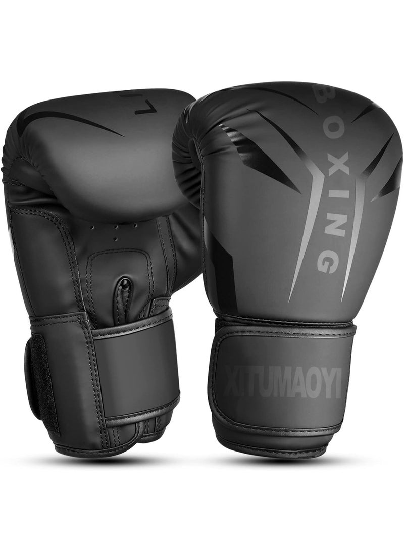 YOUWE7 Boxing Gloves for Men & Women, Boxing Training Gloves, Kickboxing Gloves, Sparring Punching Gloves, Heavy Bag Workout Gloves for Boxing, Kickboxing, Muay Thai, MMA（10 12 14 16oz） - Image 1