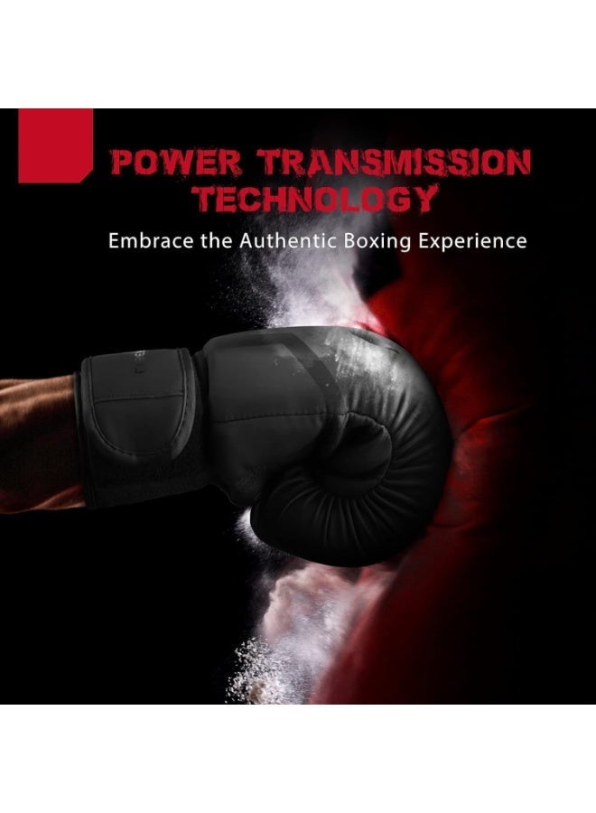 YOUWE7 Boxing Gloves for Men & Women, Boxing Training Gloves, Kickboxing Gloves, Sparring Punching Gloves, Heavy Bag Workout Gloves for Boxing, Kickboxing, Muay Thai, MMA（10 12 14 16oz） - Image 4