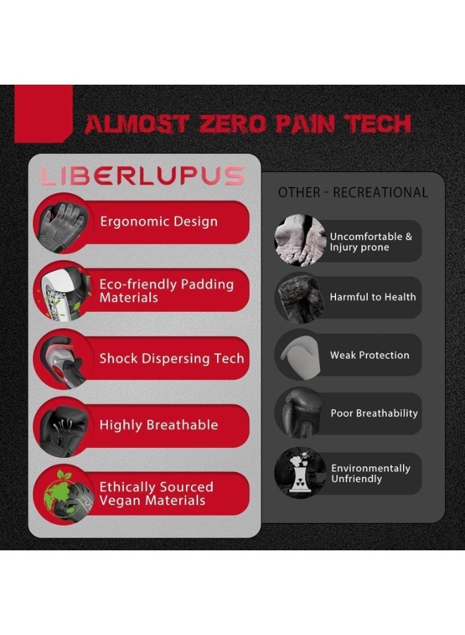 YOUWE7 Boxing Gloves for Men & Women, Boxing Training Gloves, Kickboxing Gloves, Sparring Punching Gloves, Heavy Bag Workout Gloves for Boxing, Kickboxing, Muay Thai, MMA（10 12 14 16oz） - Image 2