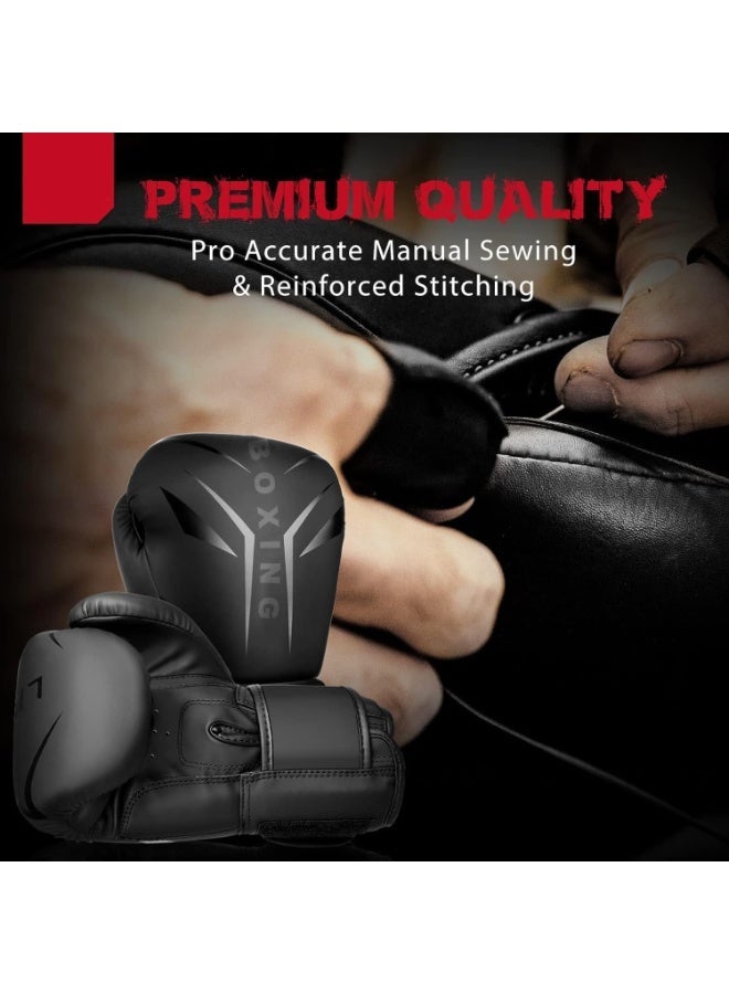 YOUWE7 Boxing Gloves for Men & Women, Boxing Training Gloves, Kickboxing Gloves, Sparring Punching Gloves, Heavy Bag Workout Gloves for Boxing, Kickboxing, Muay Thai, MMA（10 12 14 16oz） - Image 5