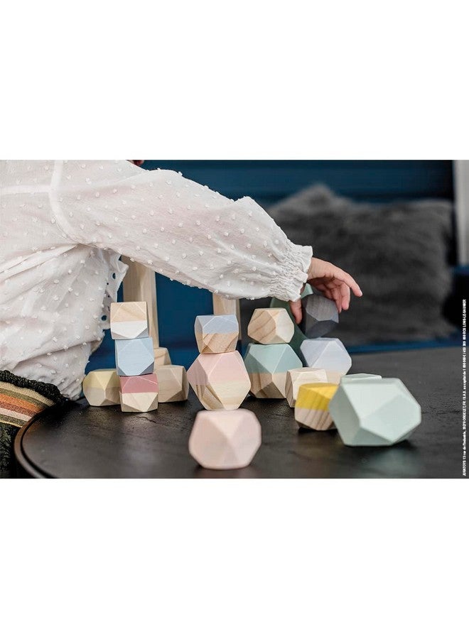 Janod Sweet Cocoon Stacking Stones - Ages 2+ - J04401 - Image 2