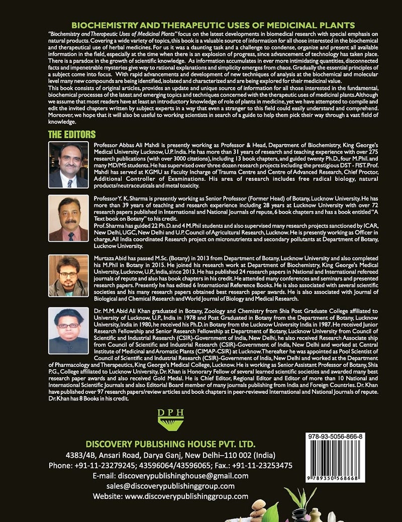 Biochemistry and Therapeutic Uses of Medicinal Plants  - Image 2