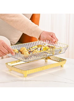 NKX Decorative Tray Cosmetic Storage Case for Kitchen and Bathroom  - Image 3
