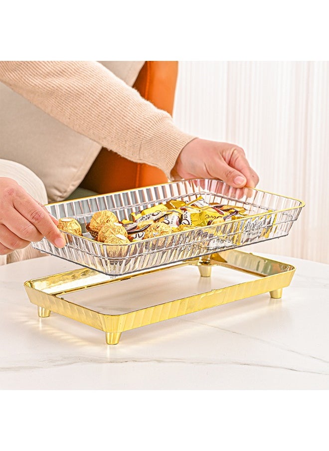 NKX Decorative Tray Cosmetic Storage Case for Kitchen and Bathroom  - Image 3