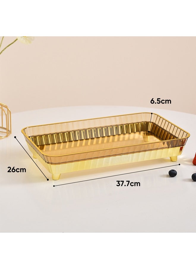 NKX Decorative Tray Cosmetic Storage Case for Kitchen and Bathroom  - Image 2