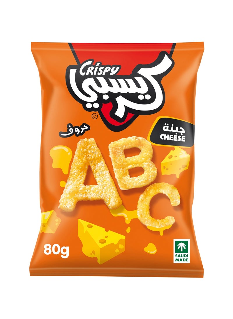 Crispy ABC Cheese Chips 80g - Image 1