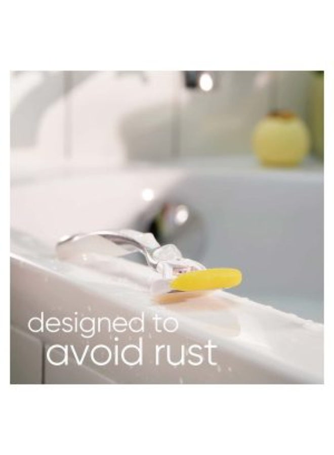 Gillette Venus Comfort Glide CoconutW/Olay Razor 5 Bladed + 2 Count Blades Refill - Image 3