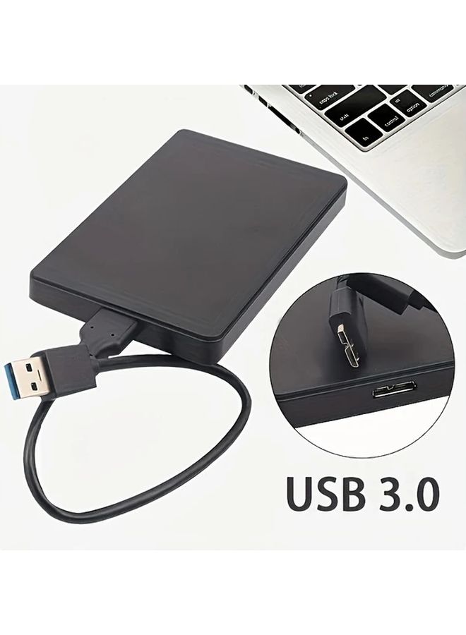 غلاف محرك الأقراص الصلبة SATA USB 3.0 لمحركات الأقراص الصلبة HDD و SSD مقاس 2.5 بوصة، حالة ABS، قابل للتبديل الساخن، قطعة واحدة - Image 1