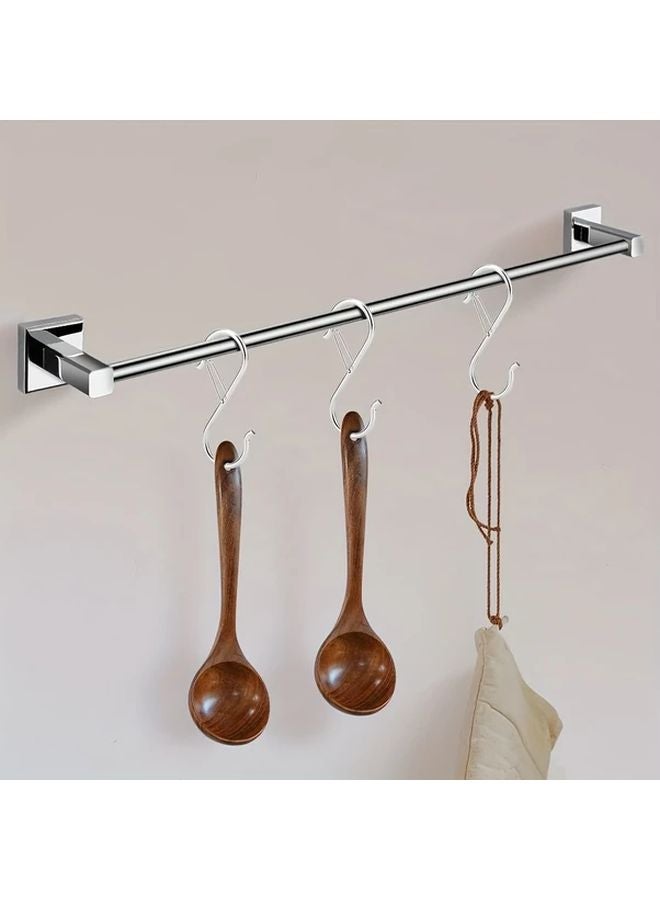 20pcs S Hooks Heavy Duty Metal Safety Buckle Design Multipurpose Hanging Storage - Image 5