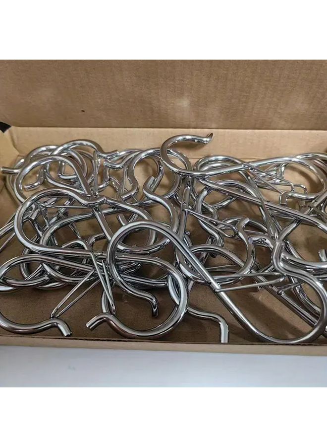 20pcs S Hooks Heavy Duty Metal Safety Buckle Design Multipurpose Hanging Storage - Image 1