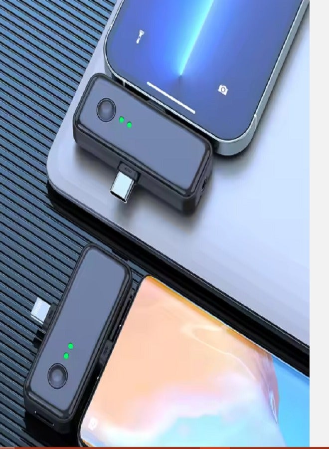 Tips&Toes 3 in 1 Square Wireless Lavalier Microphones for iPhone Android Speaker Camera 10-Hour Battery Mini Microphone with Noise Reduction for Video Recording Vlog YouTube TikTok (SX31 Single mic) - Image 2