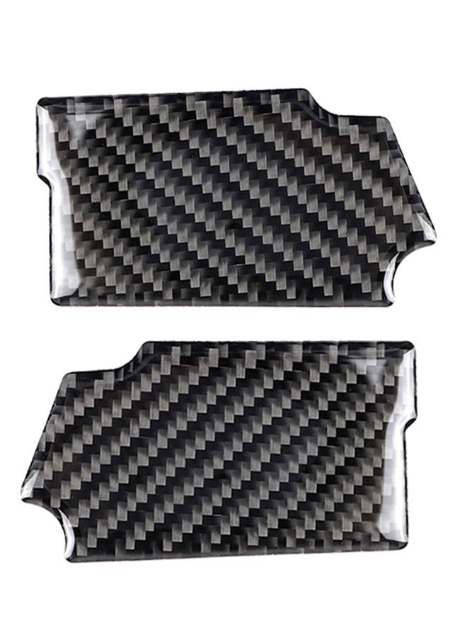 NIBEMINENT Carbon Fiber Inner Door Bowl Decal Car Stickers For Ford Mustang