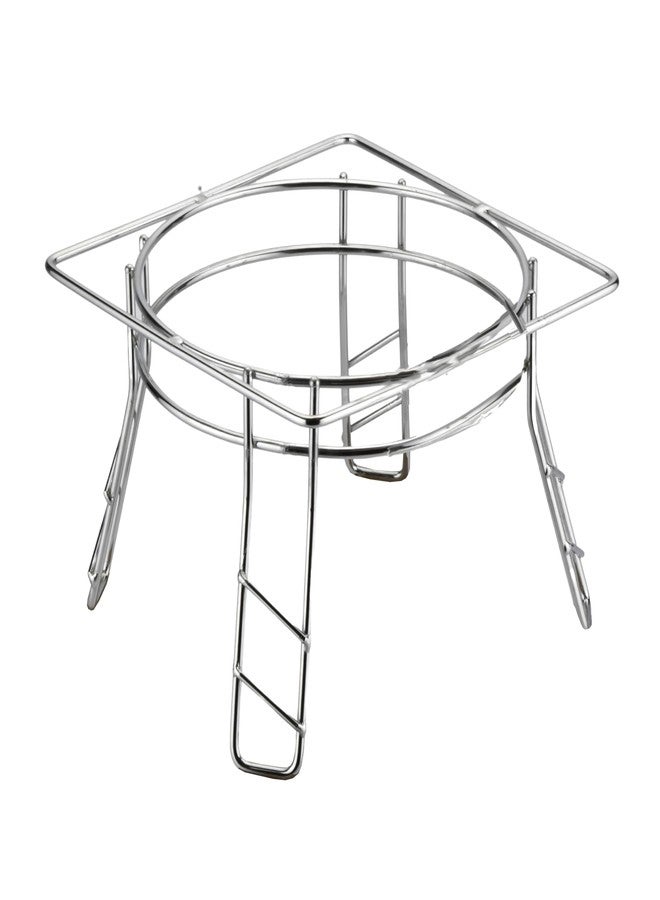 STANDIFY® Matka Stand Stainless Steel Cup Mug Matka Stand Rustproof Steel Holder Kitchen Counter Organizer Rack. - Image 1