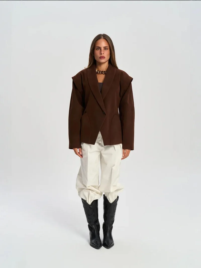 ماي كولكشن MAI STUDIOS Bronte Shoulder Detailed Blazer