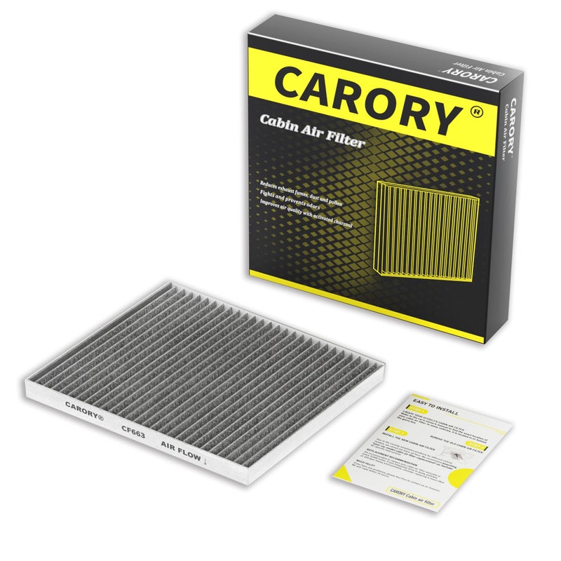 CARORY Cabin Air Filter wActivated Carbon for 20082017 Buick Enclave 20092017 Chevy Traverse 20072016 GMC Acadia 2017 GMC Acadia Limited 20072010 Saturn Outlook CF11663 20958479 - Image 3
