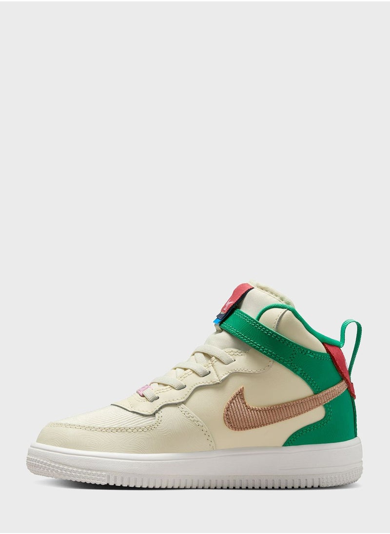 Nike - Kids Force 1 Mid Easyon Se - Image 1