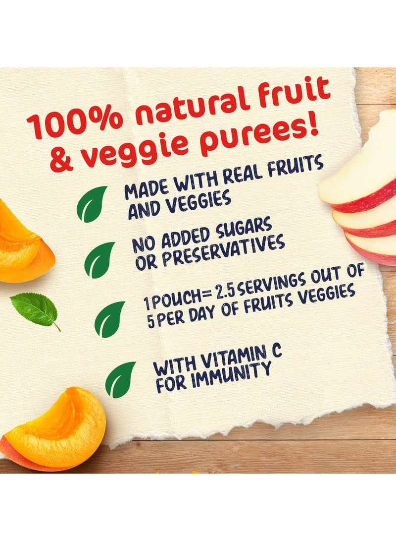 Cerelac Fruits Puree Pouch In Apple And Apricot 16 x 90g - Image 3