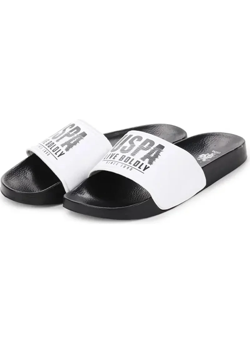 U.S. Polo Assn. Gusty 4fx White Men's Slippers