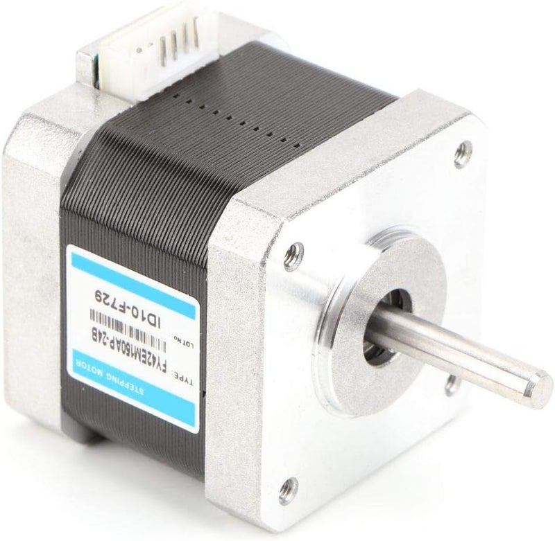 كلاراكو محرك متدرج 24 فولت، محرك متدرج ثنائي الطور Nema 17 24 فولت/1.5 أمبير، 0.4 نيوتن متر، 1.8 درجة، محرك متدرج للتحكم الصناعي، محرك متعدد الوظائف، محرك متدرج 24 فولت - Image 2