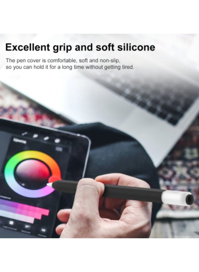 AROAQ For Apple Pencil (USB-C) Transparent Jelly Stylus Protective Cover(Pink) - Image 4