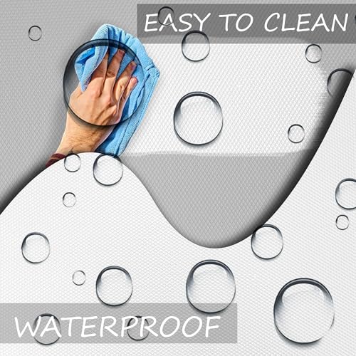 ElastPro (45 cm X 1.5 m) FrostyWhite EVA Food Grade Washable Anti Slip Mat/Sheet for Fridge, Shelf Liner, Table, Kitchen Drawer mat (Diamond Texture, Frosty White) - Image 4