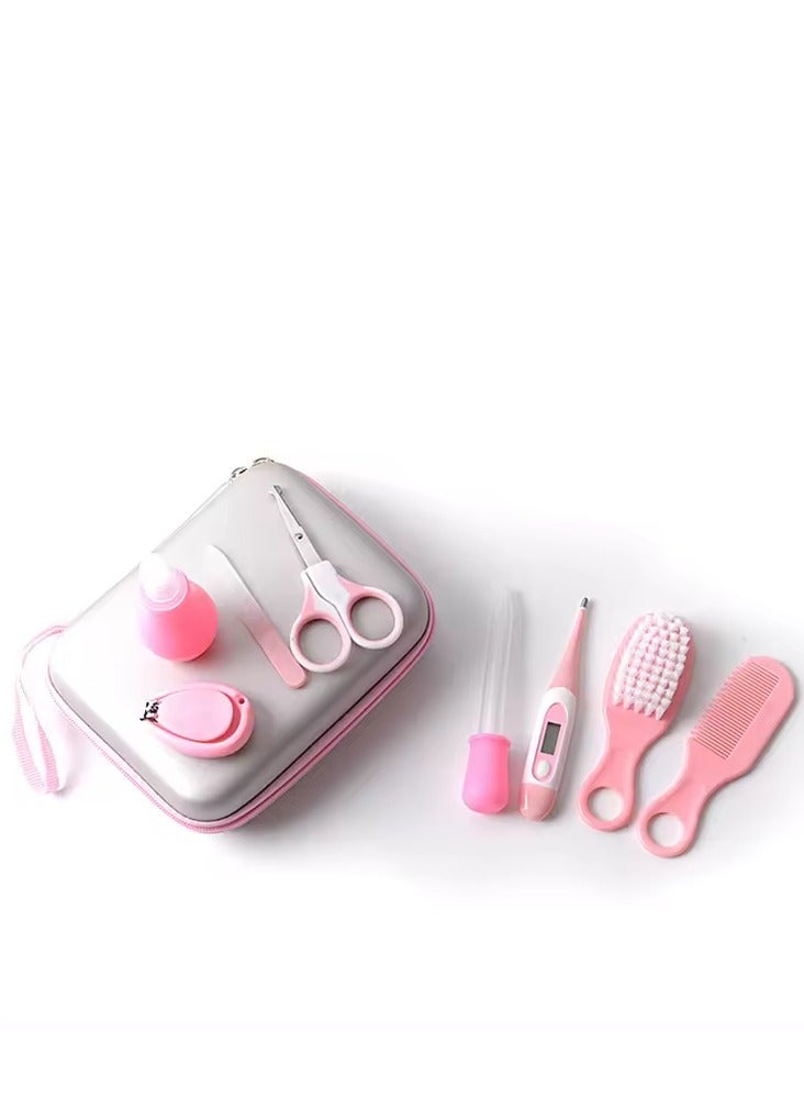 Baby Bee 8-piece Portable Baby Care Grooming and Healthcare Kit With Premium-quality Materials-pink - Image 3