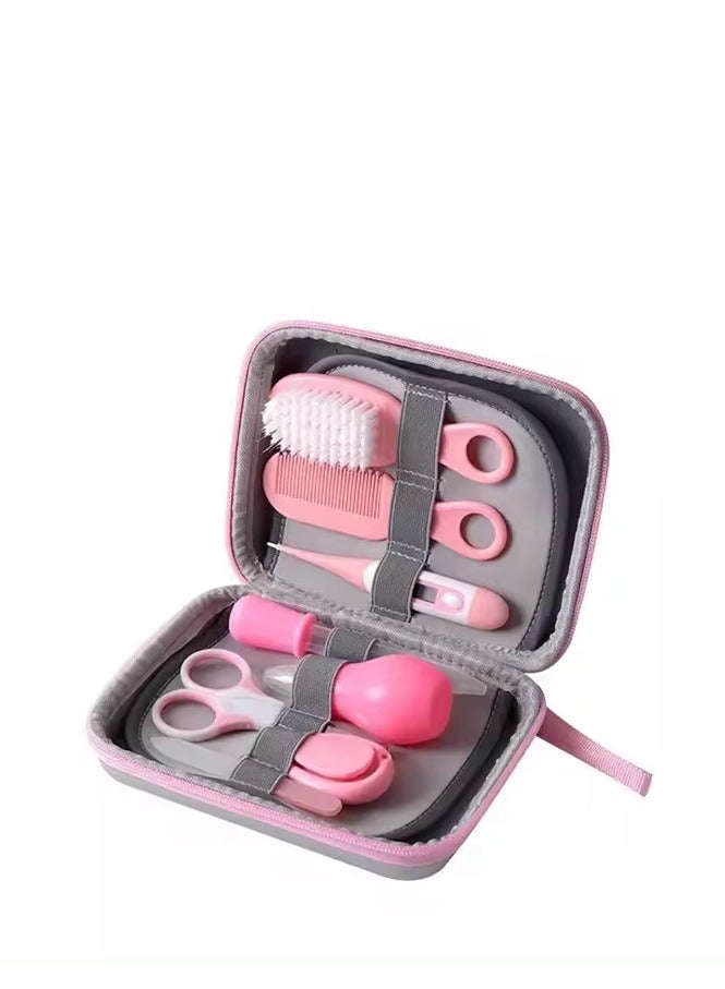 Baby Bee 8-piece Portable Baby Care Grooming and Healthcare Kit With Premium-quality Materials-pink - Image 5