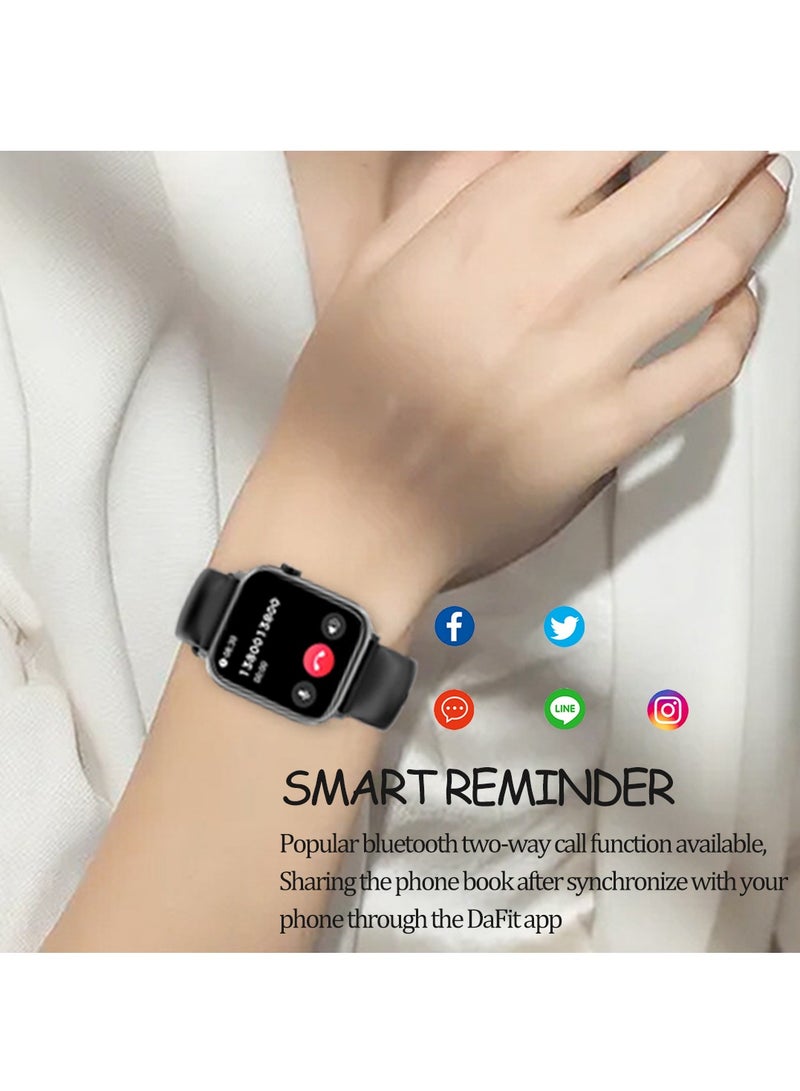 رولستيمي الساعات الذكية للنساء الرجال ، اللياقة البدنية المقتفي مع معدل ضربات القلب النوم رصد ، 1.85 " هد كامل اللمس إب 67 للماء عارضة الرياضة ساعة ذكية لالروبوت دائرة الرقابة الداخلية - Image 4