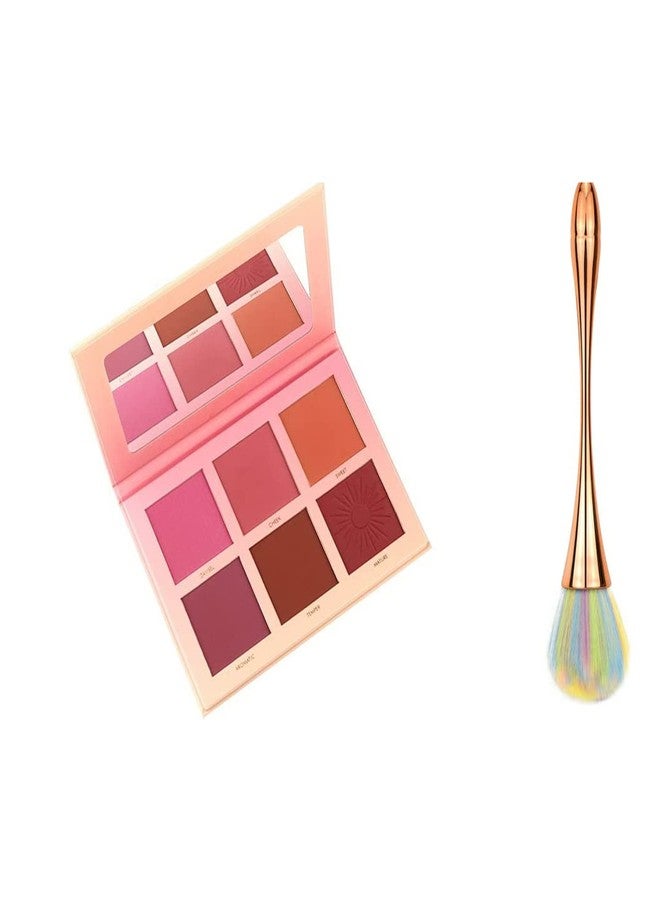 KIRA 1-Blush palette & 1-Blush Brush for Daily Makeup,Long-wear For Women (Multicolour) (Pack Of 2) - Image 3