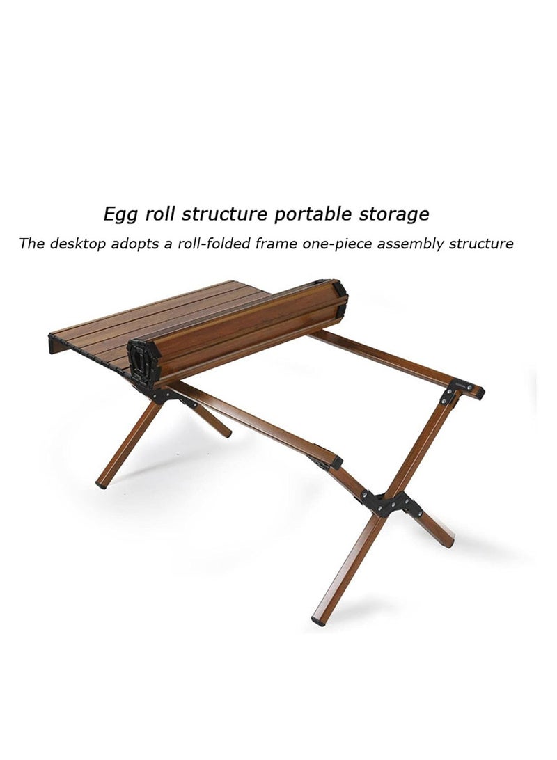 Toby's Tobyâ€™S Telescopic Led Camping Light With Remote And Adjustable Foldable Wooden Table For Outdoor, Indoor, Picnic, Crafting And Travel - Image 5