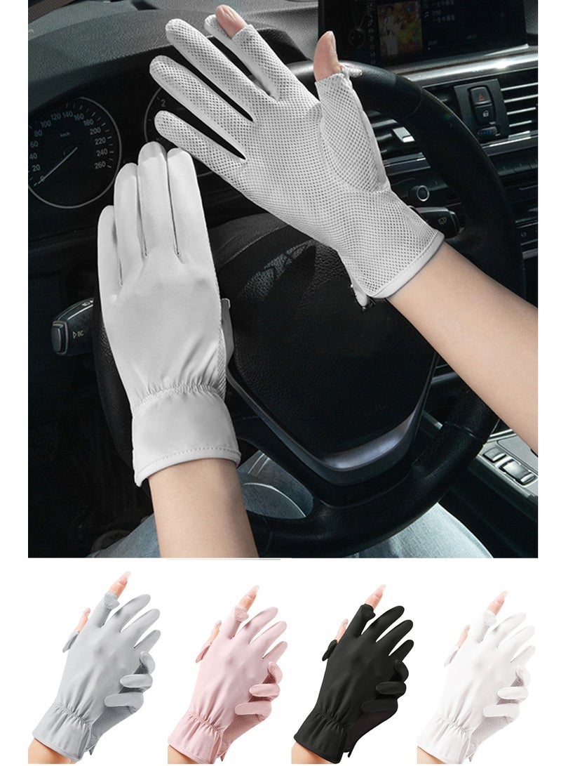 RTYY Women's Gloves Driving Gloves Non-slip Sun Protection Summer UV Protection Gloves - Image 3