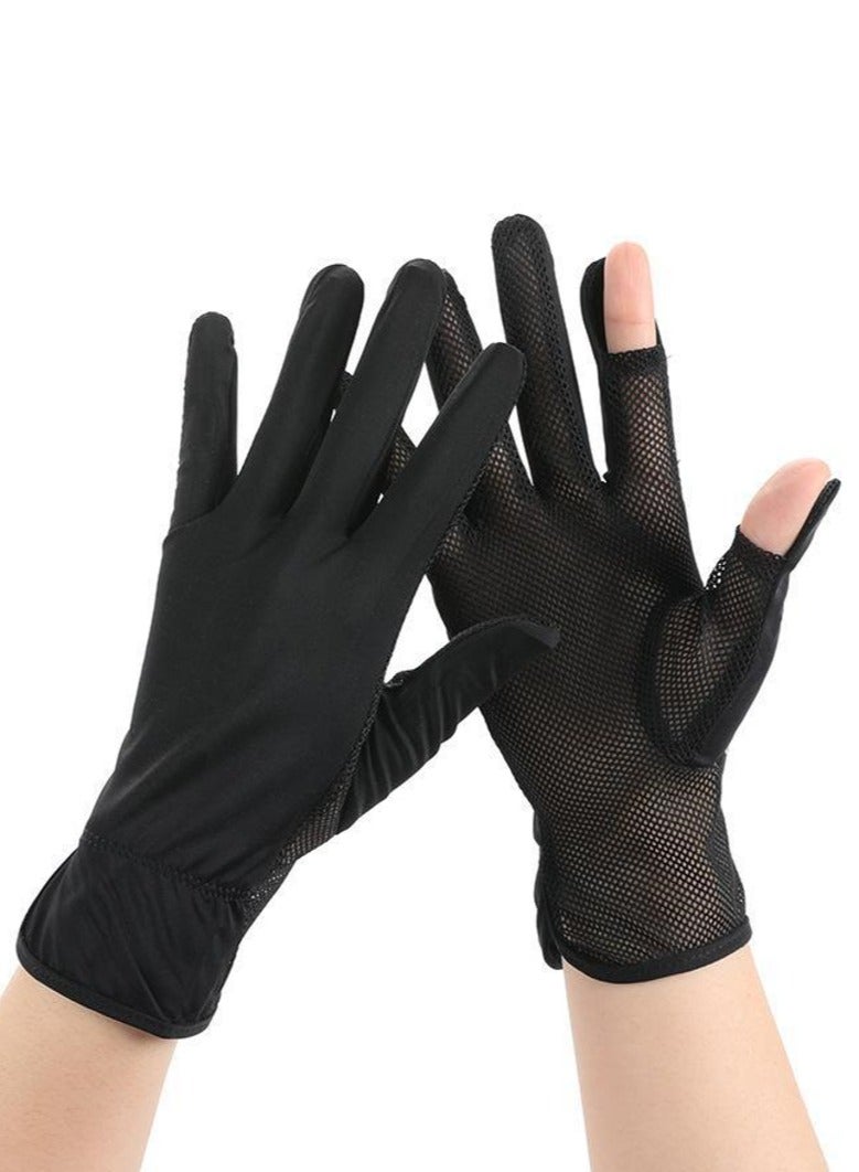 RTYY Women's Gloves Driving Gloves Non-slip Sun Protection Summer UV Protection Gloves - Image 4
