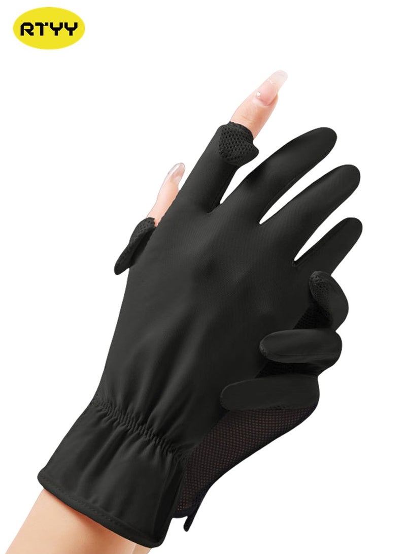 RTYY Women's Gloves Driving Gloves Non-slip Sun Protection Summer UV Protection Gloves - Image 1