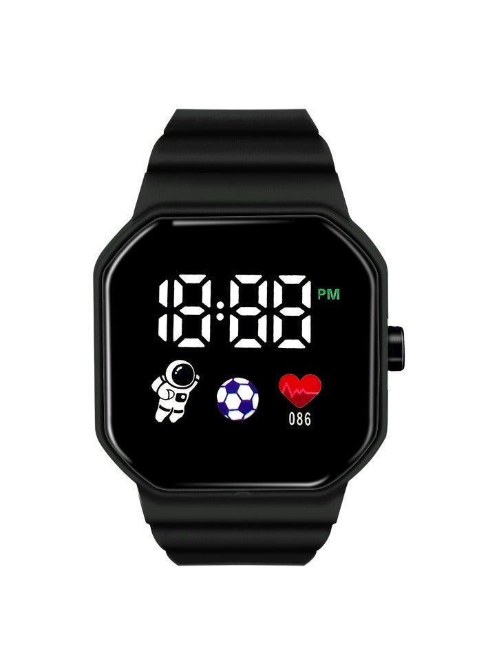 دي تي جي بي ساعات إلكترونية مربعة ليد للأطفال بست قطع رائد الفضاء - Image 5