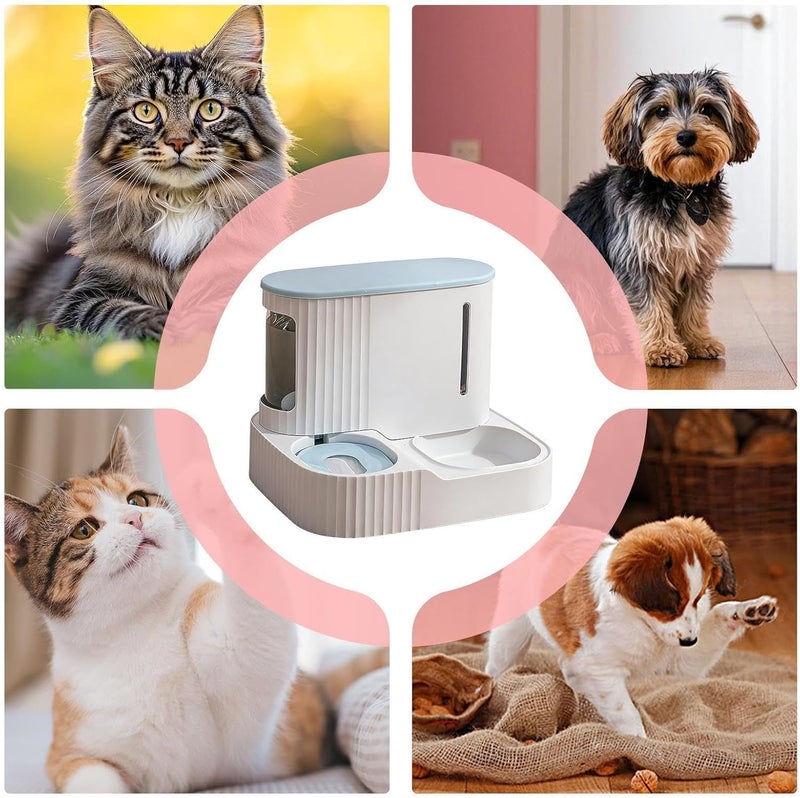 Automatic: 3 Litre Dispenser, 2 in 1 Pet Waterer, Detachable Washable Station, No Electricity Supply | Large Capacity Feeding Tool for - Image 4