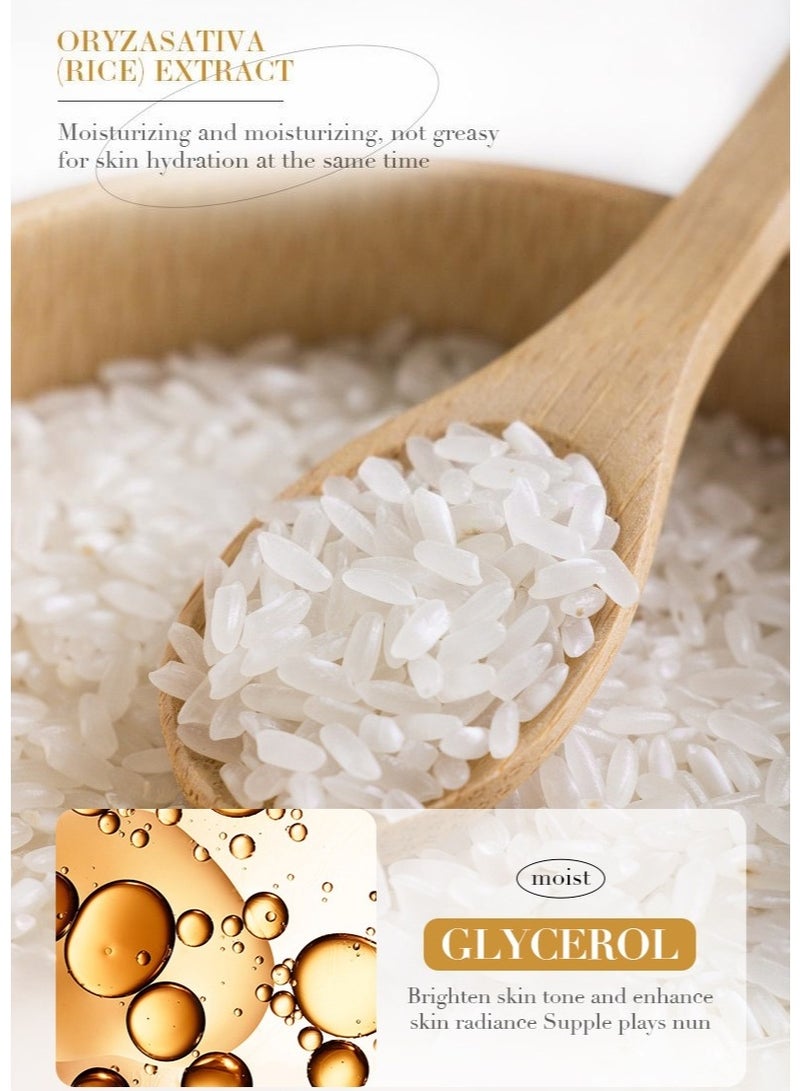 BIOAOUA 2-PACKS Rice Puree Hand Cream,, Fast Absorbing Anti Ageing Hand Cream, Smooth And Soft Skin Crack Repair Cream To Remove Wrinkles Darkness 30g*2 - Image 4