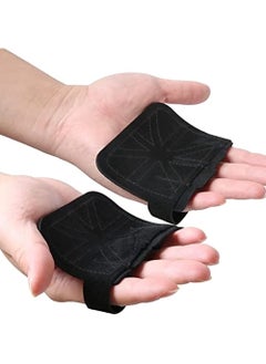 OIMG Fitness Gym Grip Pads For Weightlifting Powerlifting Cross Training Exercise Deadlift 4 Finger Loop Gym Workout Gloves For Men & Women The Palm Protection  - Image 1