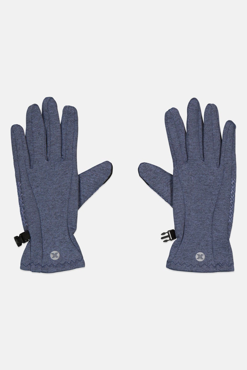RBX Men 1 Pair Brand Logo Athletic Glove, Slate Blue - Image 1