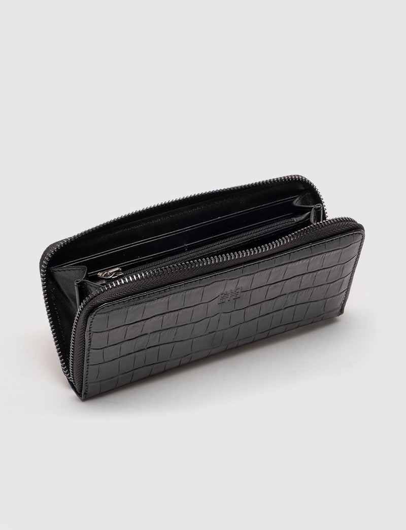 Cabani Genuine Leather Black Women's Wallet  - Image 2