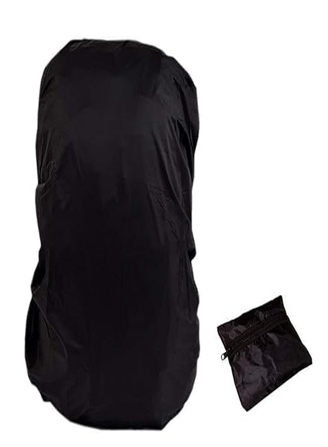 GMEE Waterproof Rain Dust Cover 30L to 50L Laptop Hiking Sports Bag Backpack Cover Luggage Cover (Standard,Black) - Image 1