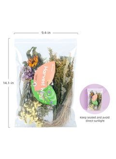 Niteangel Niteangel Natural Flower & Herb Bedding Habitat Decor - for Hamsters Gerbils Mice Lemming Degus or Other Small Pets (Harvest Wind - Flower Version)  - Image 2