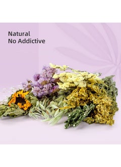 Niteangel Niteangel Natural Flower & Herb Bedding Habitat Decor - for Hamsters Gerbils Mice Lemming Degus or Other Small Pets (Harvest Wind - Flower Version)  - Image 5