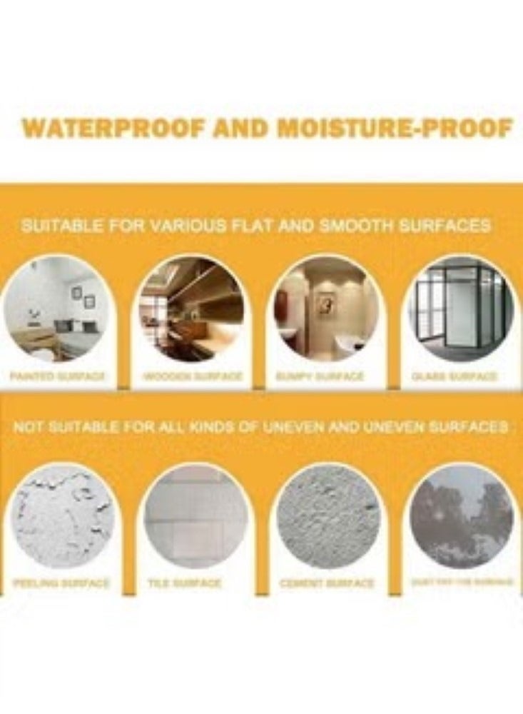 Raffine Set of 3 Foam 3D Wall Sticker Waist Lines Border Self Adhesive Wallpaper Waterproof Baseboard Border Wall Sticker Living Room Decor Tiles Decor Decorative Wall Border Stickers 230x8 cm - Image 3
