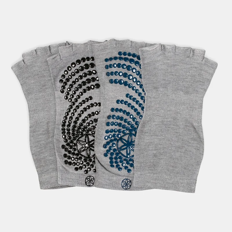 Gaiam Toeless Grippy Yoga Socks (1 Pair)